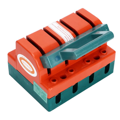 Knife Safety Switch 4P Single Throw 100A AC 380V Terminal Connection Disconnect Knife Switch for Power V1294-YM0523-3114220024911