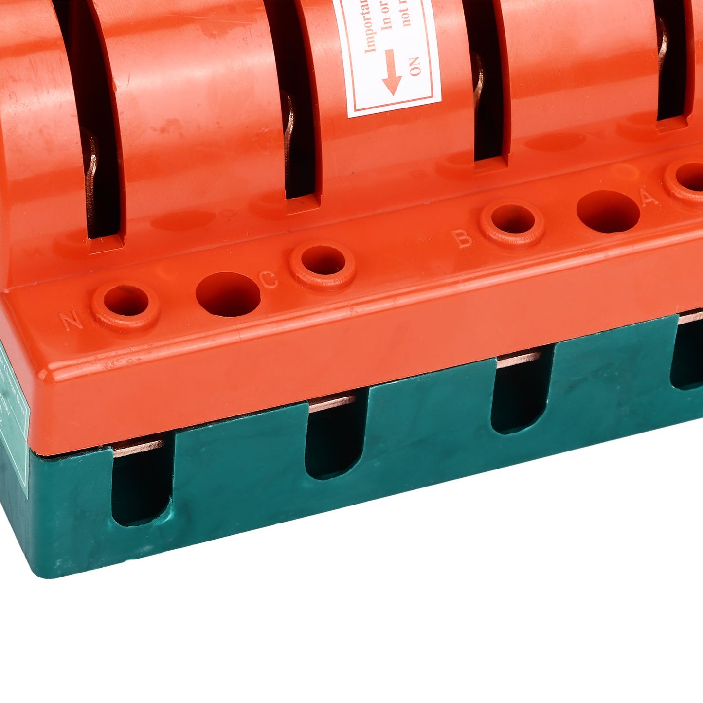 Knife Safety Switch 4P Single Throw 100A AC 380V Terminal Connection Disconnect Knife Switch for Power V1294-YM0523-3114220024911