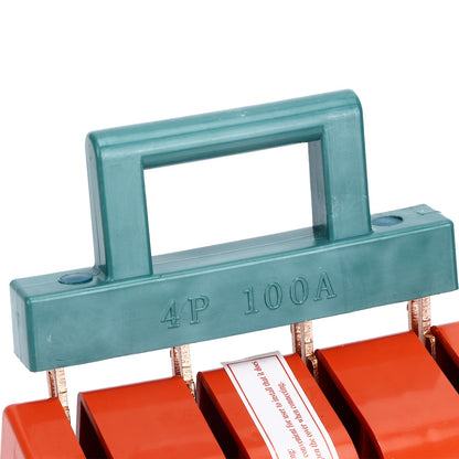Knife Safety Switch 4P Single Throw 100A AC 380V Terminal Connection Disconnect Knife Switch for Power V1294-YM0523-3114220024911