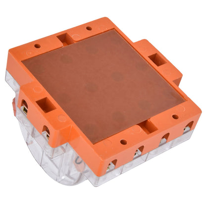 Knife Safety Switch AC380V 100A 4 Pole Double Throw Transparent Shell LED Indicators Disconnect Knife Switch V1294-YM0523-3114220025111