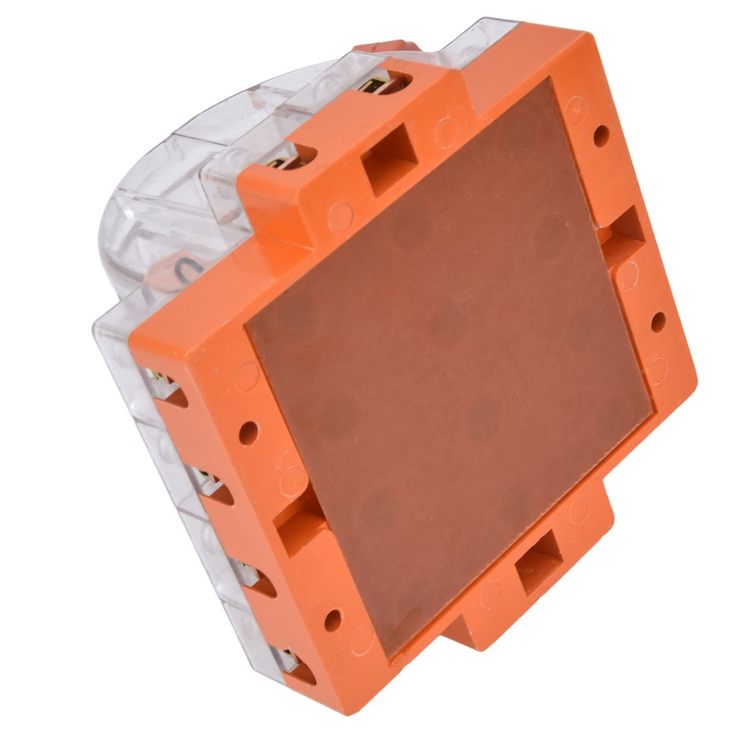 Knife Safety Switch AC380V 100A 4 Pole Double Throw Transparent Shell LED Indicators Disconnect Knife Switch V1294-YM0523-3114220025111