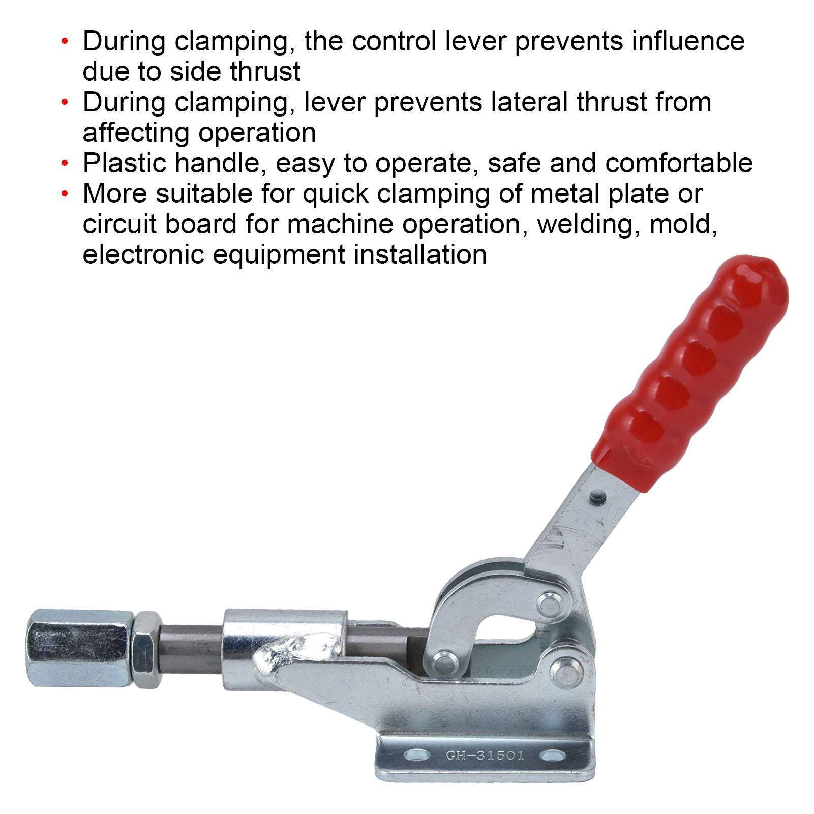 Hold Down Toggle Clamp 200KG Holding Capacity Quick Release Toggle Clamp for Home Decoration Equipment V1294-YM0523-3114220026011