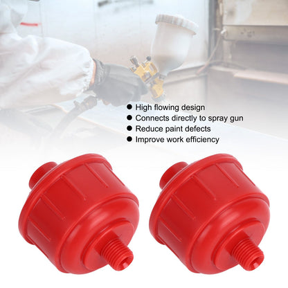 2 Pcs Spray Gun Filters G1/4 High Flowing Design Spray Gun Strainer Paint Gun Filter Pneumatic Tool V1294-YM0523-3114220026411