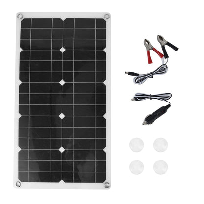 18V 100W Solar Panel Waterproof Solar Charging Panel Outdoor Battery Charger for Household Car Boat V1294-YM0523-3114220026911