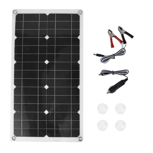18V 100W Solar Panel Waterproof Solar Charging Panel Outdoor Battery Charger for Household Car Boat V1294-YM0523-3114220026911