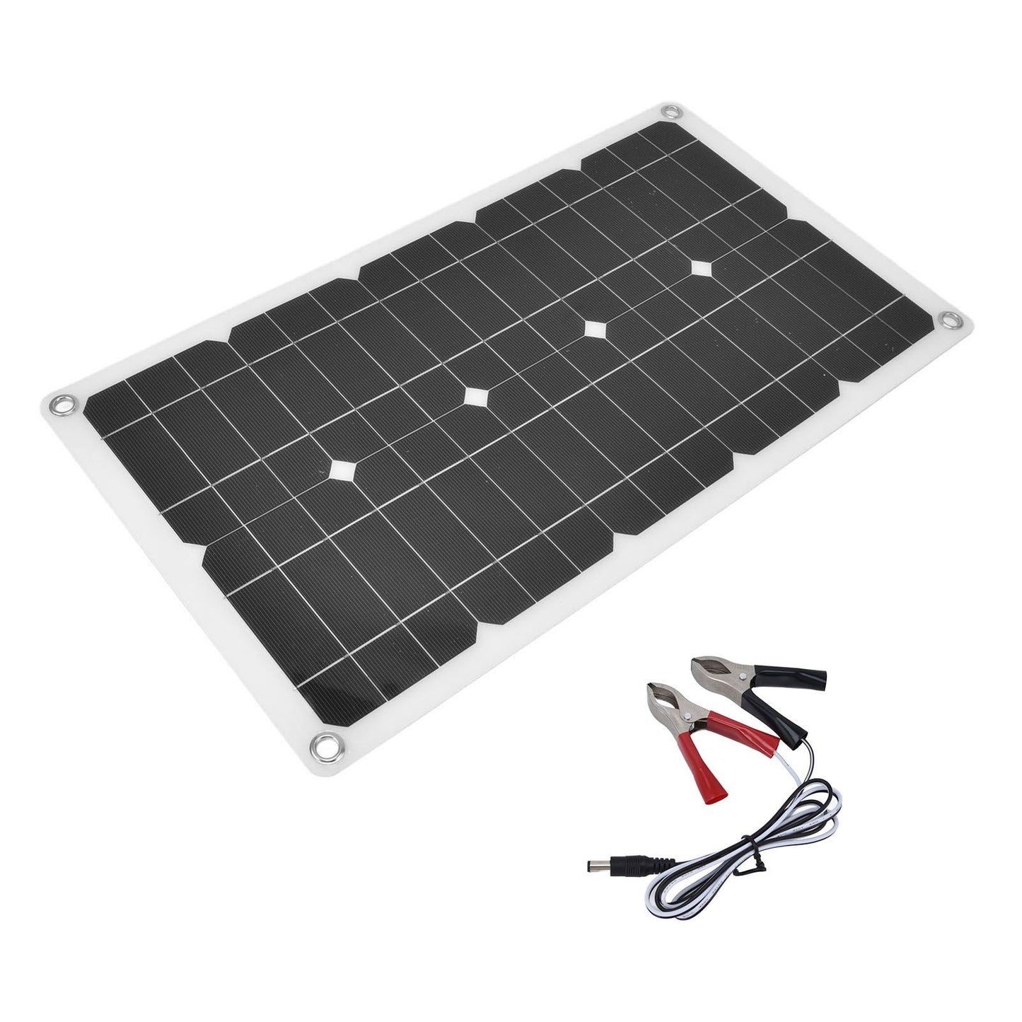 18V 100W Solar Panel Waterproof Solar Charging Panel Outdoor Battery Charger for Household Car Boat V1294-YM0523-3114220026911