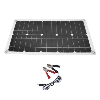 18V 100W Solar Panel Waterproof Solar Charging Panel Outdoor Battery Charger for Household Car Boat V1294-YM0523-3114220026911