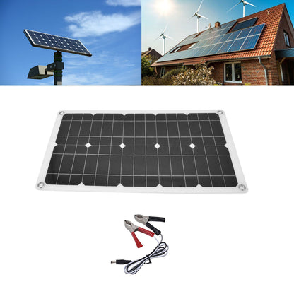 18V 100W Solar Panel Waterproof Solar Charging Panel Outdoor Battery Charger for Household Car Boat V1294-YM0523-3114220026911