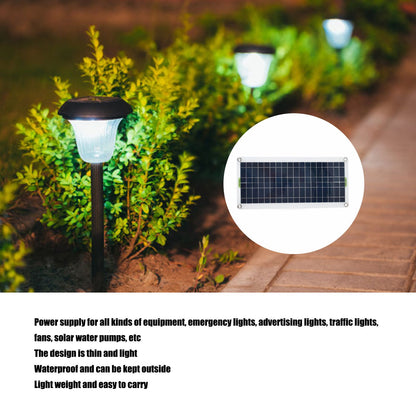 20W Solar Panel Battery Charger 21V Polysilicon Portable Solar Panel Charging Kit for Car V1294-YM0523-3114220027011