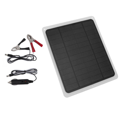 Solar Panel 2A 5W Monocrystalline Silicon Flexible Waterproof USB Output Solar Battery Charger for Emergency V1294-YM0523-3114220027111