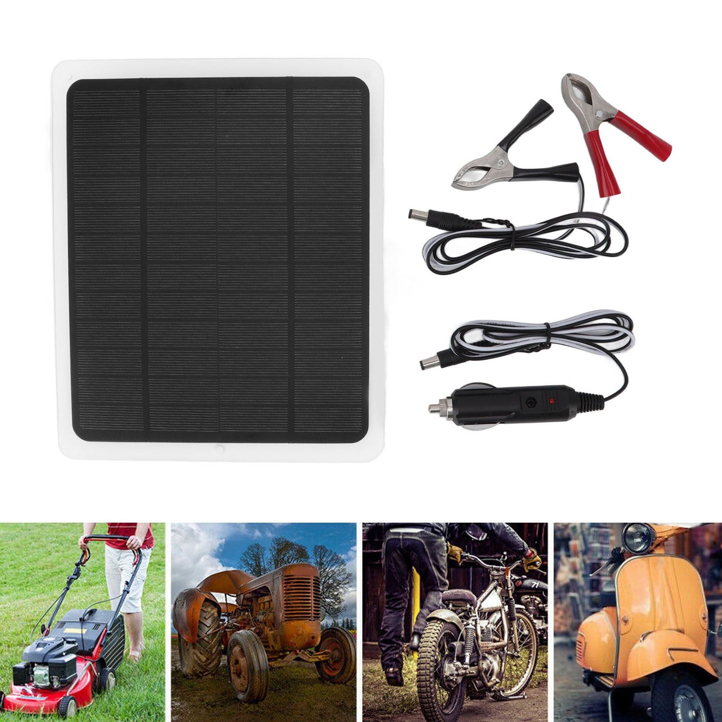 Solar Panel 2A 5W Monocrystalline Silicon Flexible Waterproof USB Output Solar Battery Charger for Emergency V1294-YM0523-3114220027111