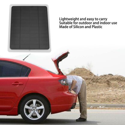 Solar Panel 2A 5W Monocrystalline Silicon Flexible Waterproof USB Output Solar Battery Charger for Emergency V1294-YM0523-3114220027111