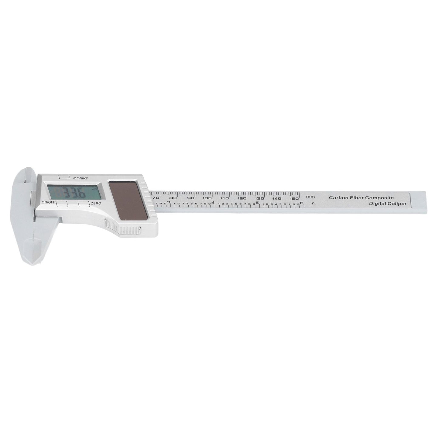 Solar Plastic Caliper 0-150mm Electronic Digital Display Caliper for Engineering Surveying Angle Measurement V1294-YM0523-3114220027411