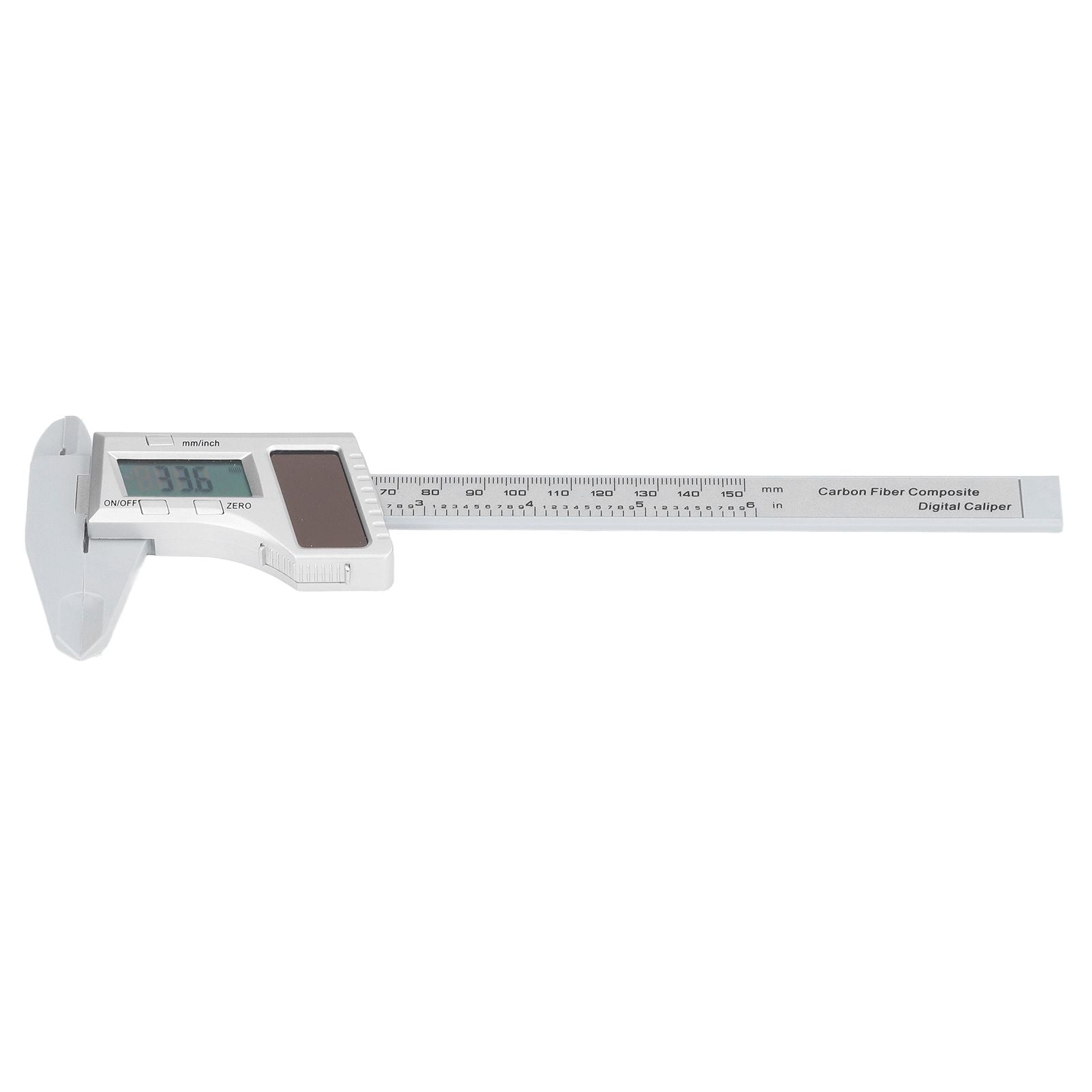 Solar Plastic Caliper 0-150mm Electronic Digital Display Caliper for Engineering Surveying Angle Measurement V1294-YM0523-3114220027411