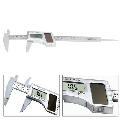 Solar Plastic Caliper 0-150mm Electronic Digital Display Caliper for Engineering Surveying Angle Measurement V1294-YM0523-3114220027411