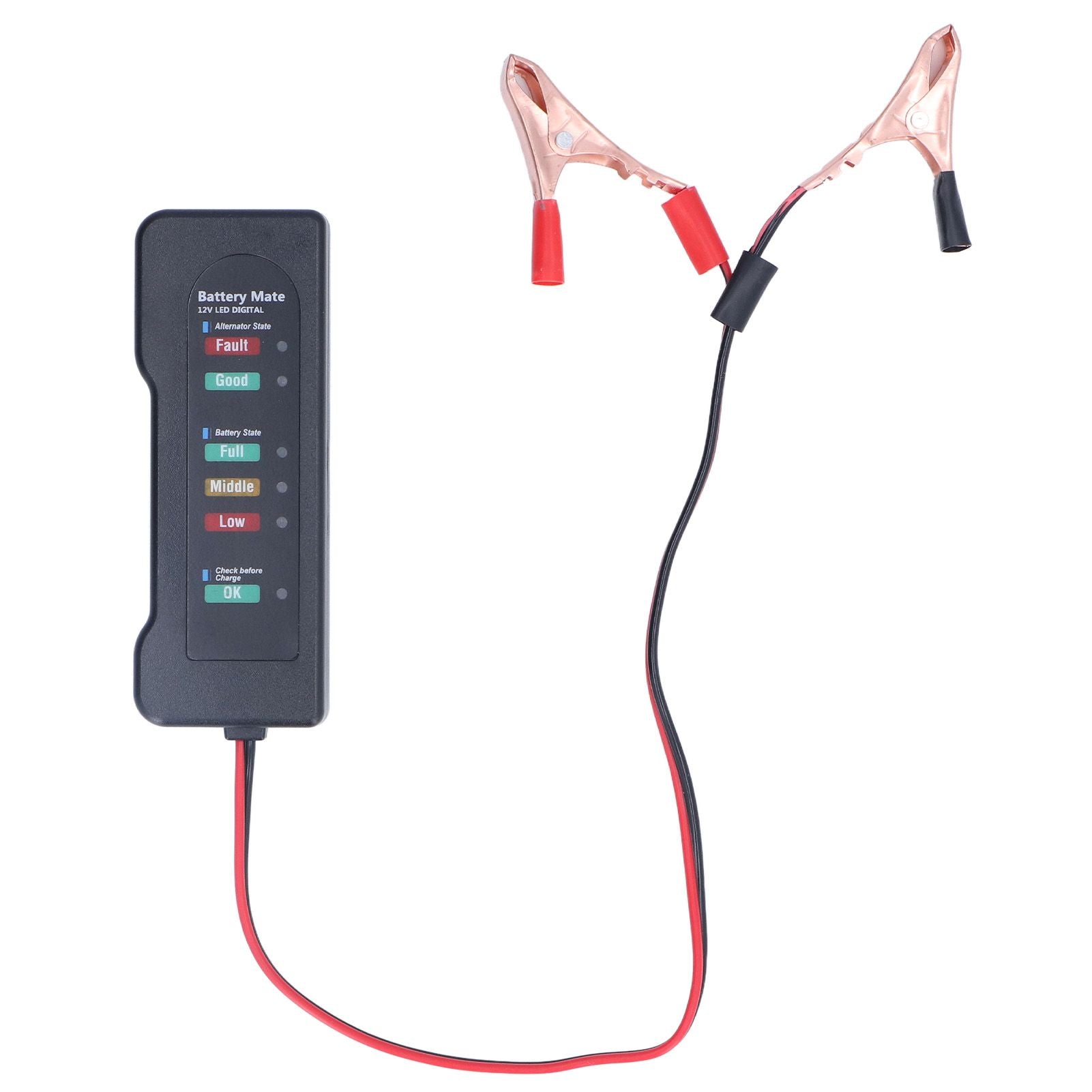 Car Battery Tester 12V Battery Analyzer Reverse Protection Function Good Electrical Conductivity High V1294-YM0523-3114220027511