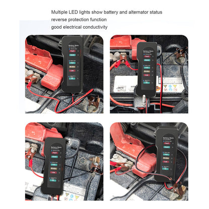 Car Battery Tester 12V Battery Analyzer Reverse Protection Function Good Electrical Conductivity High V1294-YM0523-3114220027511