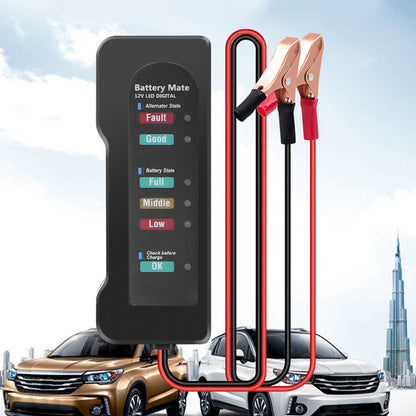 Car Battery Tester 12V Battery Analyzer Reverse Protection Function Good Electrical Conductivity High V1294-YM0523-3114220027511