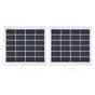 2 Pcs Portable Solar Panel 2W 6V Mini Solar Cells High Conversion Efficiency for Household Lighting System V1294-YM0523-3114220027811