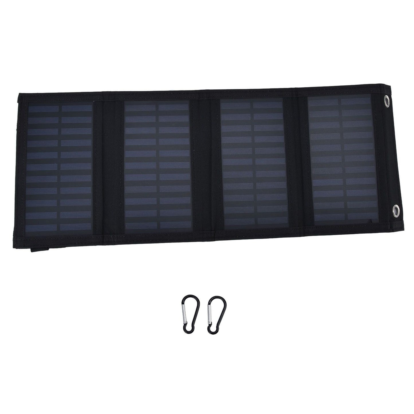 20W Solar Charger 2A 5V High Conversion Rate Solar 4 Folding Bag with USB Output Waterproof Solar Charger for V1294-YM0523-3114220028211