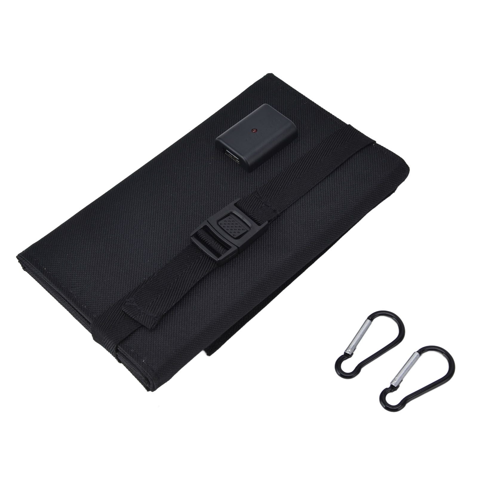 20W Solar Charger 2A 5V High Conversion Rate Solar 4 Folding Bag with USB Output Waterproof Solar Charger for V1294-YM0523-3114220028211