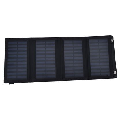 20W Solar Charger 2A 5V High Conversion Rate Solar 4 Folding Bag with USB Output Waterproof Solar Charger for V1294-YM0523-3114220028211