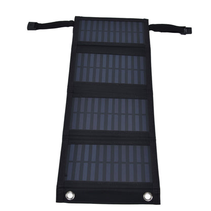 20W Solar Charger 2A 5V High Conversion Rate Solar 4 Folding Bag with USB Output Waterproof Solar Charger for V1294-YM0523-3114220028211