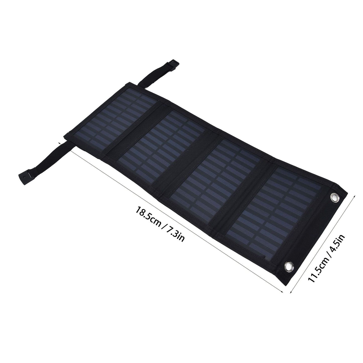 20W Solar Charger 2A 5V High Conversion Rate Solar 4 Folding Bag with USB Output Waterproof Solar Charger for V1294-YM0523-3114220028211