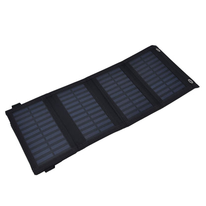 20W Solar Charger 2A 5V High Conversion Rate Solar 4 Folding Bag with USB Output Waterproof Solar Charger for V1294-YM0523-3114220028211
