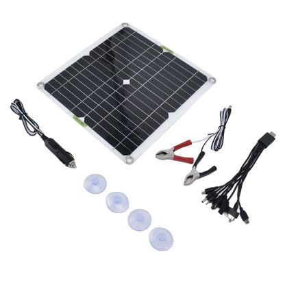 Portable Solar Panel 200W 5V Waterproof Lightweight Thin Design Solar Charger Board for Household Car Ship V1294-YM0523-3114220028411