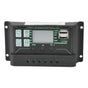 Solar Charge Discharge Controller Adjustable LCD Display PWM Dual USB Photovoltaic MPPT Solar Panel Regulator V1294-YM0523-3114220028511