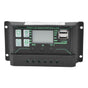 Solar Charge Discharge Controller Adjustable LCD Display PWM Dual USB Photovoltaic MPPT Solar Panel Regulator V1294-YM0523-3114220028513
