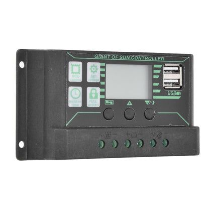 Solar Charge Discharge Controller Adjustable LCD Display PWM Dual USB Photovoltaic MPPT Solar Panel Regulator V1294-YM0523-3114220028513