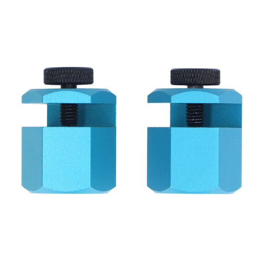 Aluminium Alloy Framing Square Attachment Jig Easy Grip Stair Gauge for Layout Blue V1294-YM0523-3114220029811
