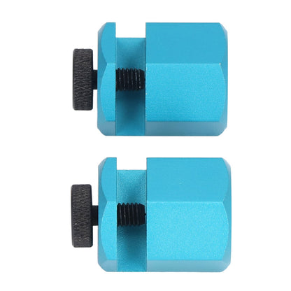 Aluminium Alloy Framing Square Attachment Jig Easy Grip Stair Gauge for Layout Blue V1294-YM0523-3114220029811