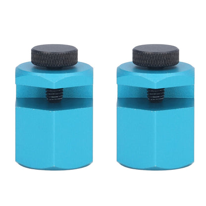 Aluminium Alloy Framing Square Attachment Jig Easy Grip Stair Gauge for Layout Blue V1294-YM0523-3114220029811