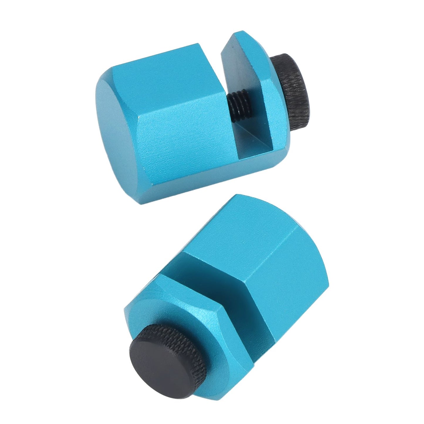 Aluminium Alloy Framing Square Attachment Jig Easy Grip Stair Gauge for Layout Blue V1294-YM0523-3114220029811