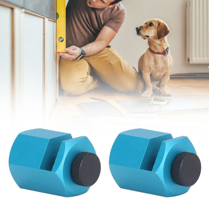 Aluminium Alloy Framing Square Attachment Jig Easy Grip Stair Gauge for Layout Blue V1294-YM0523-3114220029811