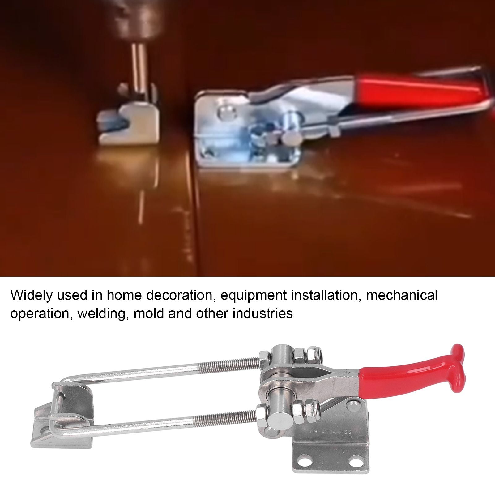 Adjustable Toggle Clamp 318kg Clamping Force Stainless Steel Toggle Clamp Latch Quick Release Lever Clamp for V1294-YM0523-3114220030411