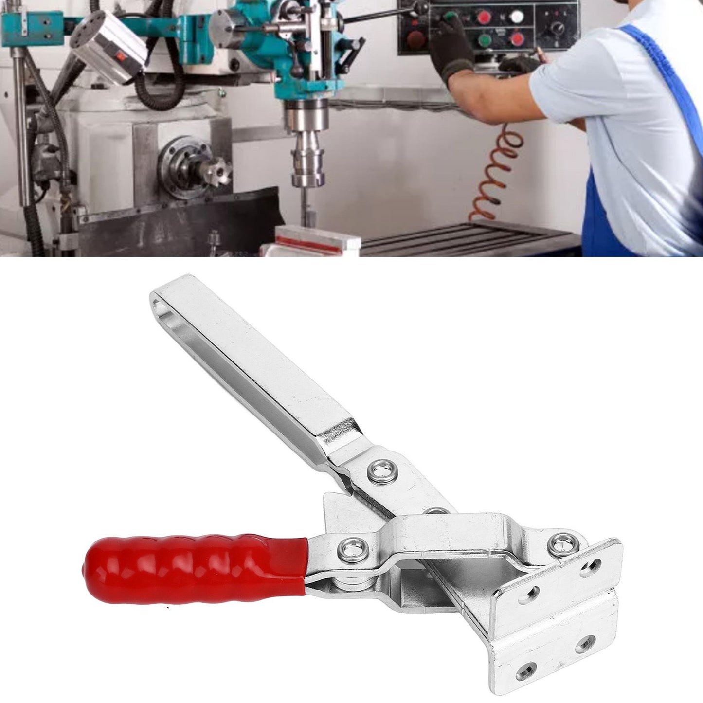 Toggle Clamp Vertical Fast Long Arm Crimping Clamps Inspection Tool Tooling Clamps Fixing Clamps Woodworking V1294-YM0523-3114220030811