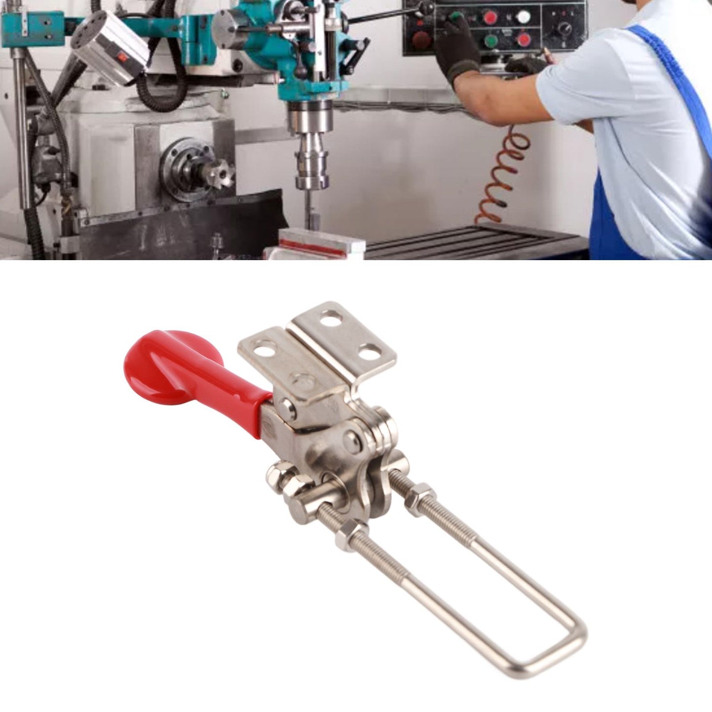 Quick Release Toggle Clamp Stainless Steel Adjustable Push Pull Quick Release Toggle Latch Clamp V1294-YM0523-3114220030911