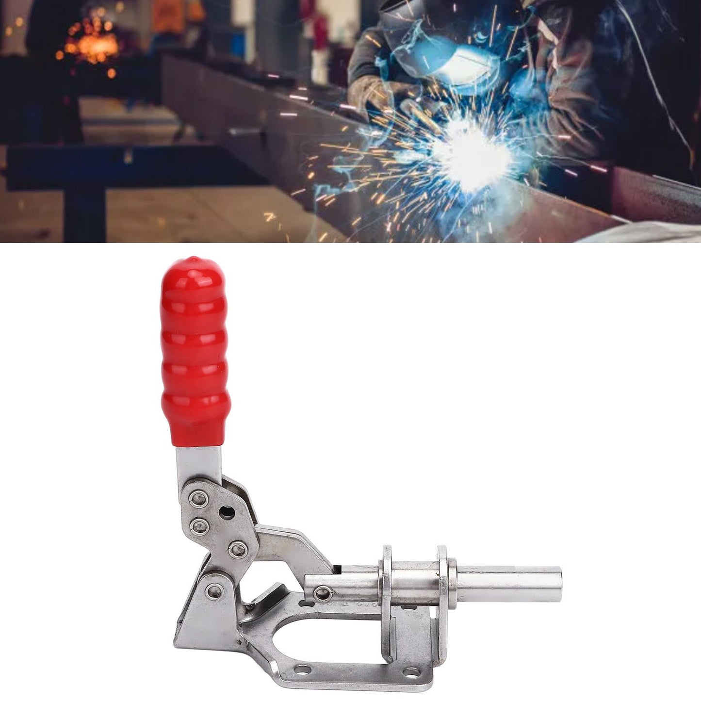 Push Pull Toggle Clamp 302F 136kg Clamping Force Quick Release Toggle Clamp for Equipment Installation Welding V1294-YM0523-3114220031311