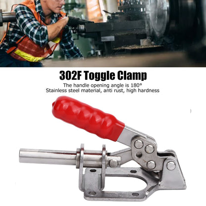 Push Pull Toggle Clamp 302F 136kg Clamping Force Quick Release Toggle Clamp for Equipment Installation Welding V1294-YM0523-3114220031311