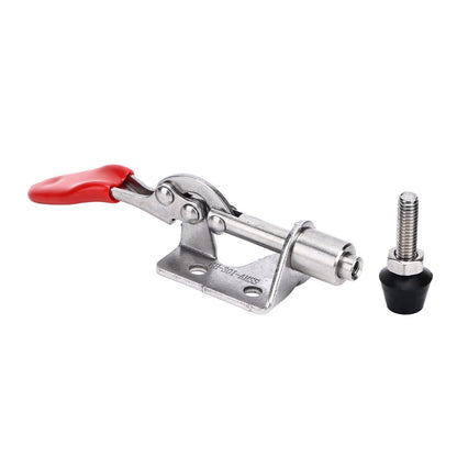 Quick Release Toggle Clamp Stainless Steel 99.2lb Capacity Prevent Slip Push Pull Lever Clamp for Woodworking V1294-YM0523-3114220031411
