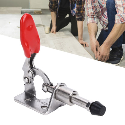 Quick Release Toggle Clamp Stainless Steel 99.2lb Capacity Prevent Slip Push Pull Lever Clamp for Woodworking V1294-YM0523-3114220031411