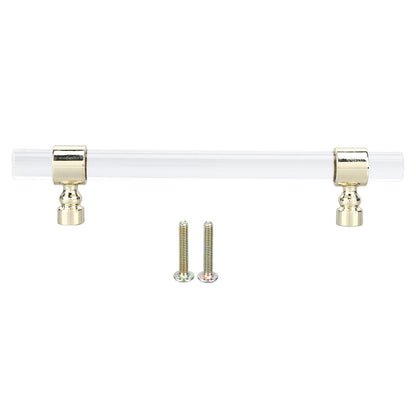 Crystal Acrylic Handle Transparent Easy to Install Drawer Pull Handle for Cabinets Drawers Dressers B01277S V1294-YM0523-3114220031813