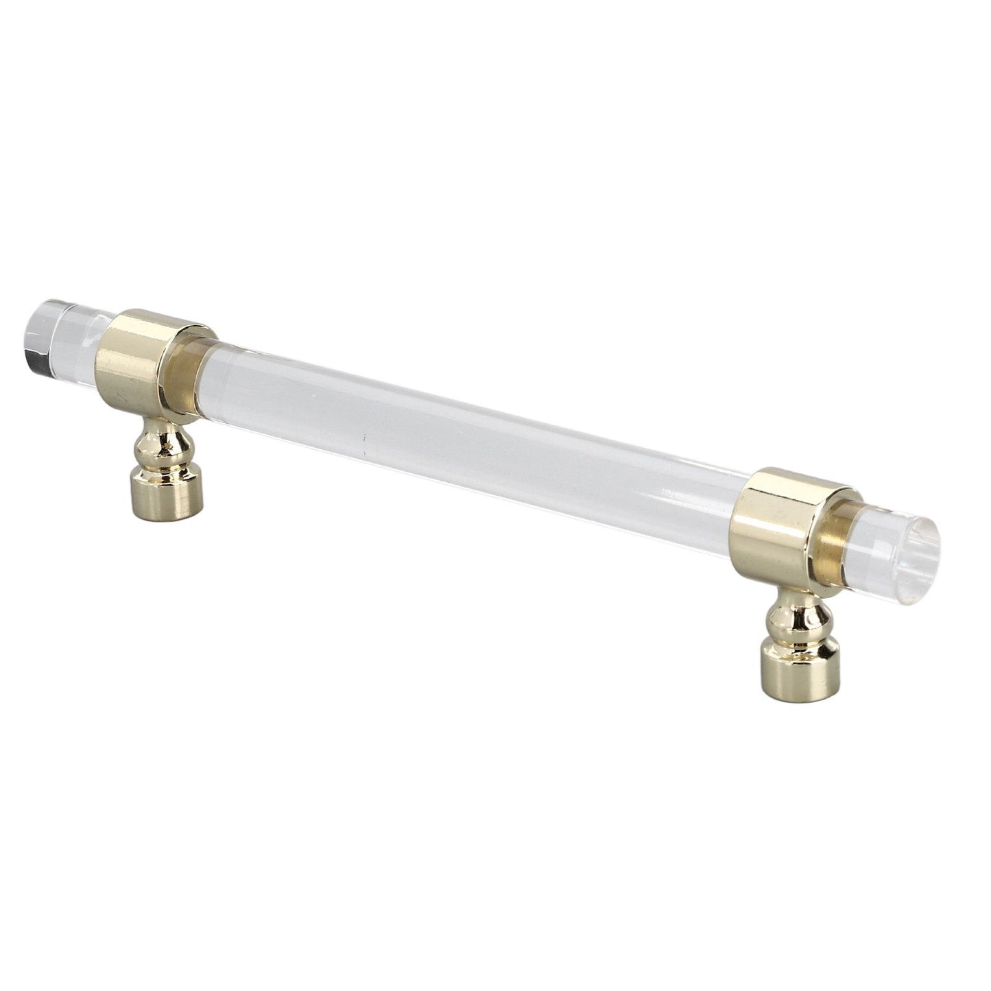 Crystal Acrylic Handle Transparent Easy to Install Drawer Pull Handle for Cabinets Drawers Dressers B01277S V1294-YM0523-3114220031813