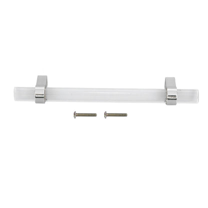 Crystal Acrylic Handle Modern Transparent Drawer Pull Handle for Closets Bookcases Shoe Cabinet Hole Spacing V1294-YM0523-3114220031911