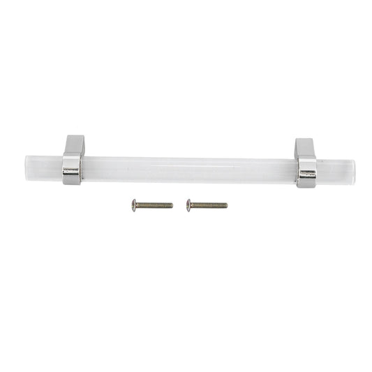 Crystal Acrylic Handle Modern Transparent Drawer Pull Handle for Closets Bookcases Shoe Cabinet Hole Spacing V1294-YM0523-3114220031911