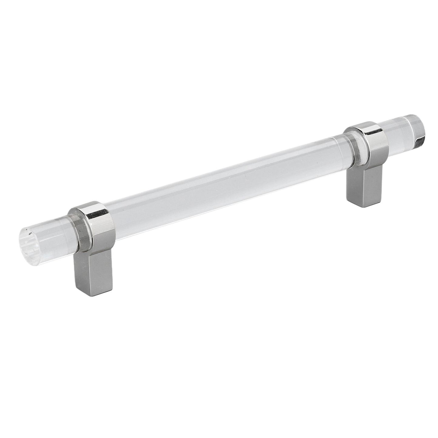Crystal Acrylic Handle Modern Transparent Drawer Pull Handle for Closets Bookcases Shoe Cabinet Hole Spacing V1294-YM0523-3114220031911